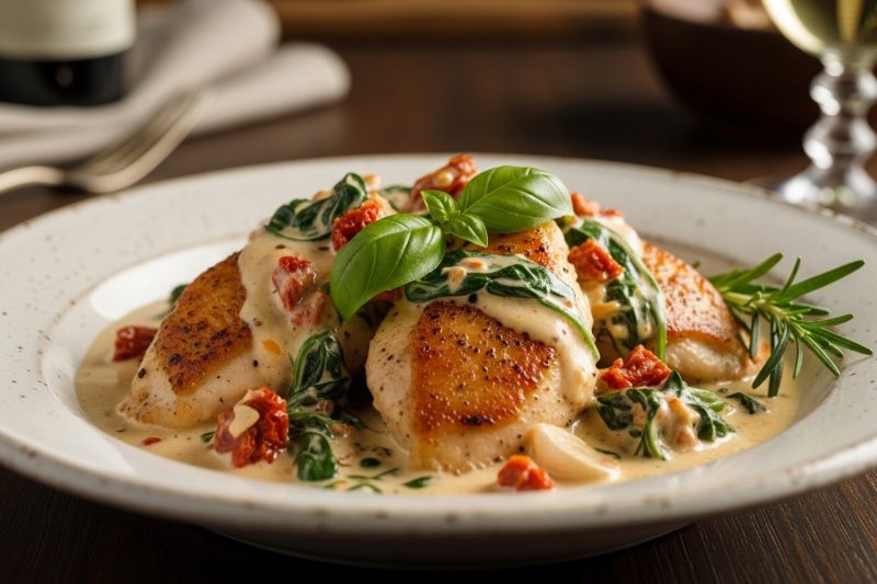 Creamy Tuscan Chicken – Easy High Protein Dinner Recipe