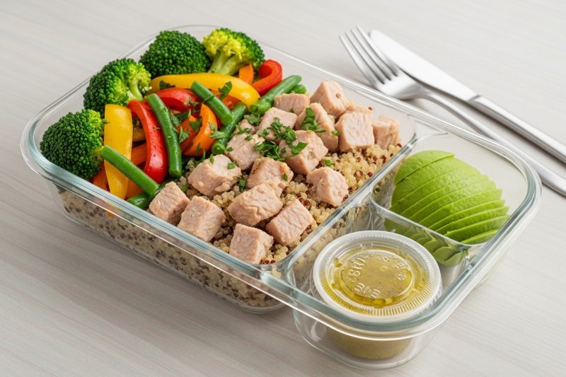 High Protein Turkey & Quinoa Bowl (100% Healthy Meal Prep)