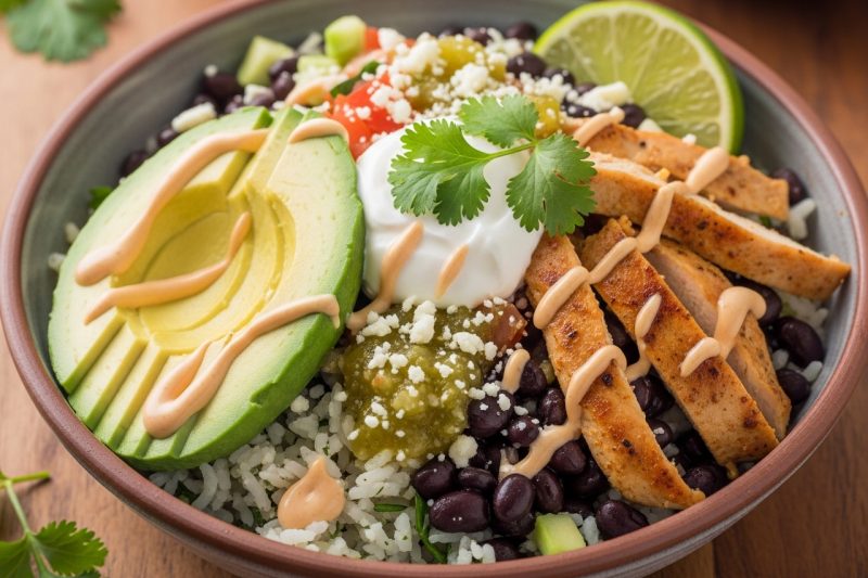 High Protein Chicken Taco Bowl (100% Healthy & Flavorful)