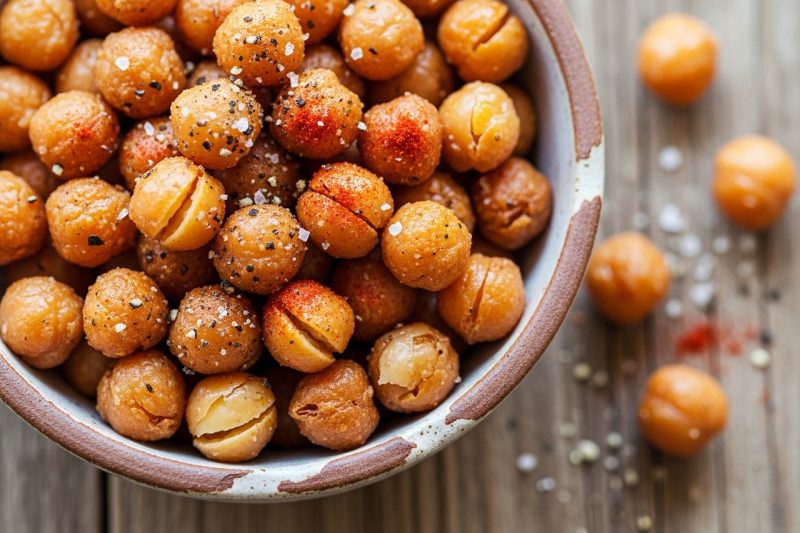Air Fryer Crispy Chickpeas ( 100% Healthy High Protein Snack Recipe)