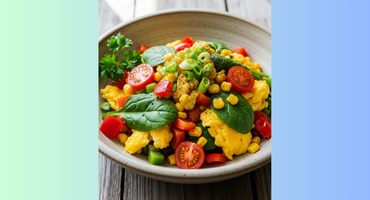 Easy Scrambled Egg and Vegetable Dish: A Healthy, Quick, and Delicious Recipe