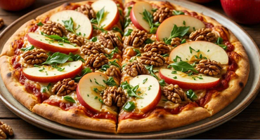 Sweet & Savory Apple Walnut Flatbread